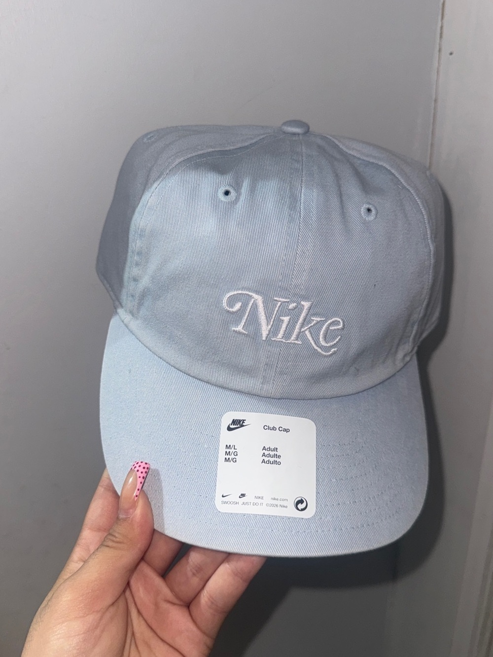 Nike Light Blue Cotton Dad Hat